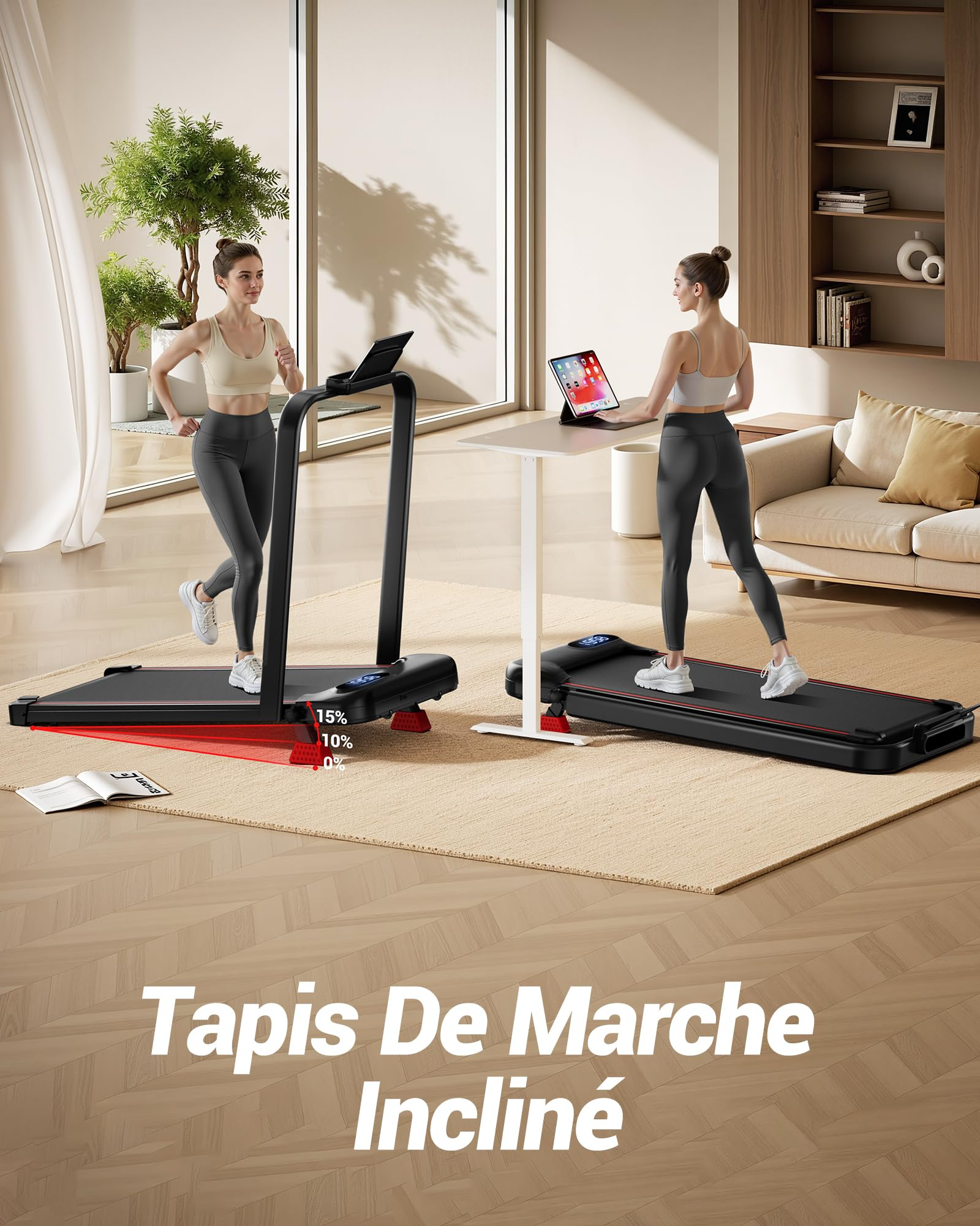 HUMAYWALK | TAPIS ROULANT PIEGHEVOLE E INCLINAZIONE REGOLABILE