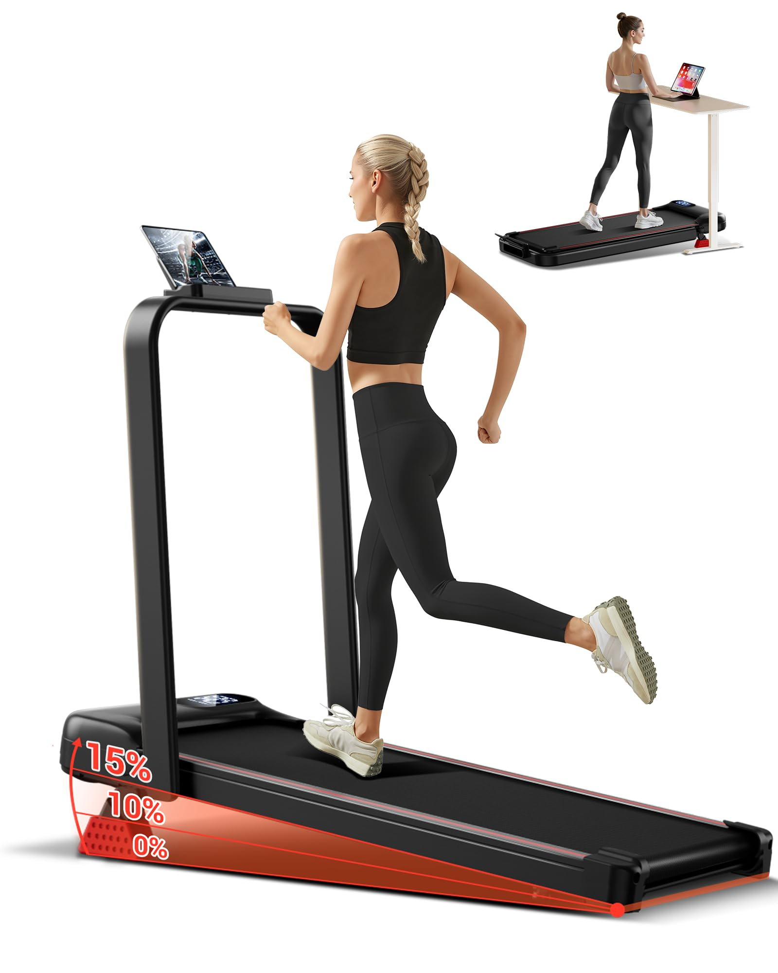 HUMAYWALK | TAPIS ROULANT PIEGHEVOLE E INCLINAZIONE REGOLABILE